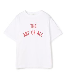 MACPHEE(MACPHEE)/コットンジャージープリント Tシャツ/11ホワイト