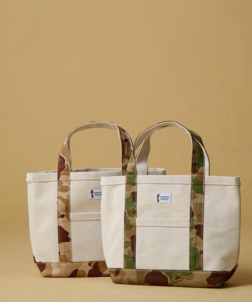 AVIREX(AVIREX)/PARROT CANVAS For AVIREX TWO IN ONE TOTE BAG/ パロットキャンバス AVIREX別注トートバッグ/オリーブカモ1