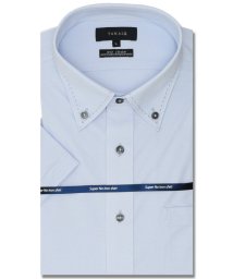 TAKA-Q/ノーアイロン ストレッチ 360度全方向に伸びる 吸水速乾 スタンダードフィット ボタンダウン半袖ニット 半袖 シャツ メンズ ワイシャツ ビジネス yシャツ /505334861