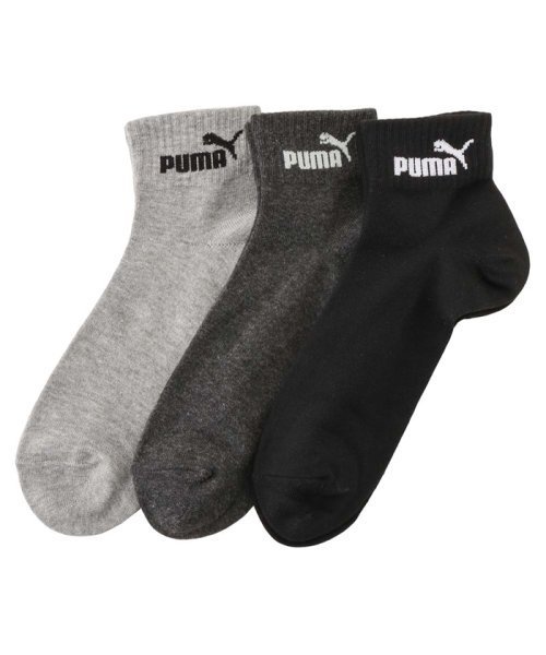 78%OFF!】 ソックス メンズ プーマ PUMA クウォーター丈 3足組 靴下 消臭加工 2823151