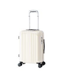 ASIA LUGGAGE(アジアラゲージ)/アジアラゲージ デカかるEdge スーツケース 機内持ち込み Sサイズ SS 34L 40L 拡張 ストッパー 超軽量 ALI－088－18W キャリーケース/ホワイト