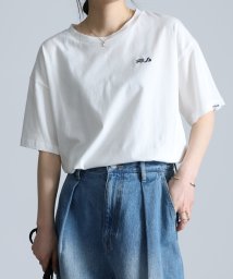 Ranan(ラナン)/＜ＦＩＬＡ/フィラ＞綿100％シンプルロゴTシャツ/オフホワイト