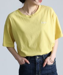 Ranan(ラナン)/＜ＦＩＬＡ/フィラ＞綿100％シンプルロゴTシャツ/イエロー