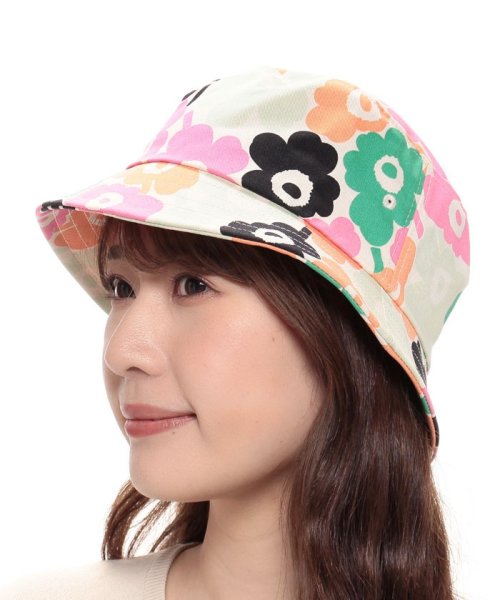 Marimekko(マリメッコ)/【marimekko】マリメッコ Makikaura Unikko hat ウニッコ ハット 091991/ベージュ系