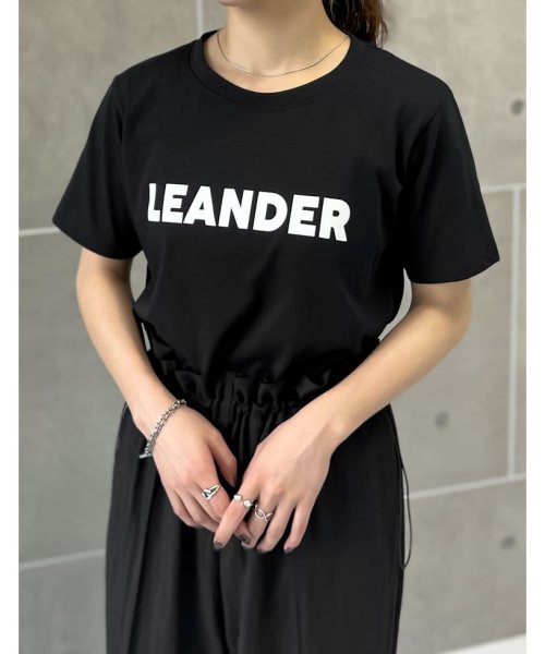 Re:EDIT(リエディ)/[2024SS PRE ORDER][大きいサイズ有]フロッキーゴシックロゴTシャツ/ブラック