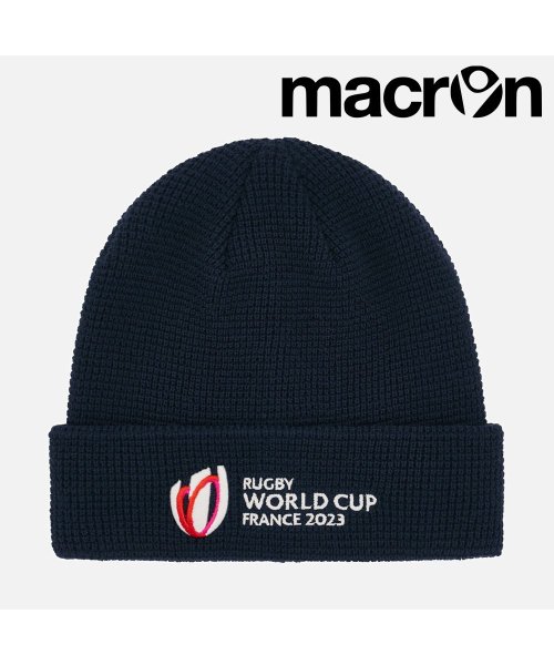 TSURUYA(ツルヤ)/マクロン macron ラグビーワールドカップ公式 ユニセックス RWC 2023 FRANCE ワッフルビーニー 57127025/その他