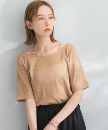 URBAN RESEARCH ROSSO(URBAN　RESEARCH　ROSSO)/デザインネックTシャツ/CAMEL