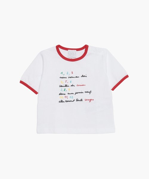 agnes b. BABY OUTLET(アニエスベー　ベビー　アウトレット)/【Outlet】SA00 L TS ベビー Tシャツ/ホワイト