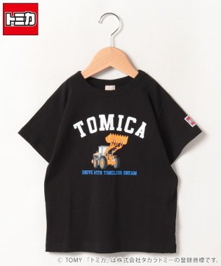 petit main/【プティプラ】トミカナンバリング/日立建機 ホイールローダ ZW220【半袖Tシャツ】/505334310