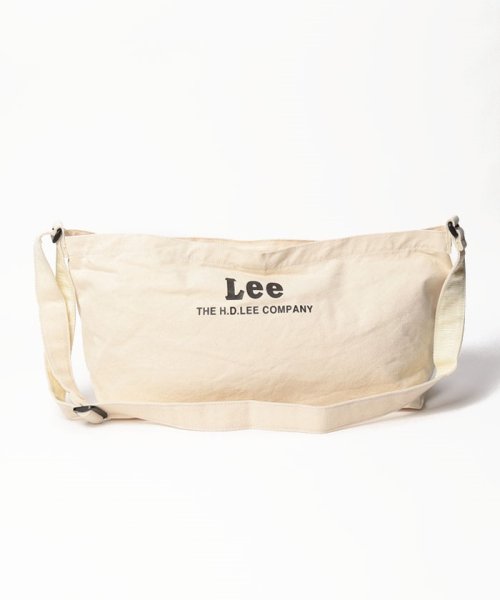 Lee(Lee)/【Lee/リー】ワンポイントロゴ シンプルデザイン ショルダーバッグ/定番/アメカジ/ユニセックス/オフホワイト