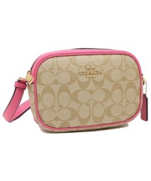 COACH/コーチ アウトレット ショルダーバッグ シグネチャー カメラバッグ ベージュ ピンク レディース COACH C9926 IMVGK/505333641