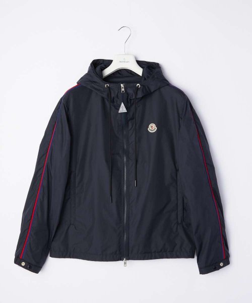 MONCLER(モンクレール)/モンクレール MONCLER 1A00085 68352 ジャケット メンズ アウター HATTAB ナイロン ブルゾン フーテッド パイピング 撥水 775ジ/ネイビー