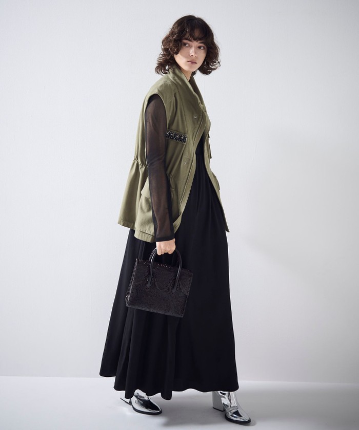 GRACECONTINENTAL RollingSTHandbag ダークブラウン F GRACECONTINENTAL RollingSTHandbag ダークブラウン F
