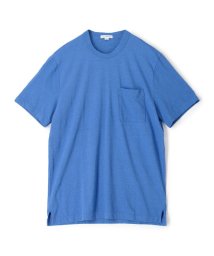 JAMES PERSE(JAMES PERSE)/コットンリネン ポケット付きTシャツ MMCL3568/64ブルー系