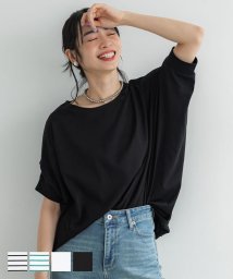 coca(コカ)/【バンザイスリーブ】ビッグシルエットTシャツ/BLACK