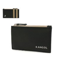 KANGOL(KANGOL)/カンゴール フラグメントケース KANGOL bolton 財布 コインケース カードケース パスケース 小銭入れ ミニ財布 革 バイカラー 250－10151/ブラック