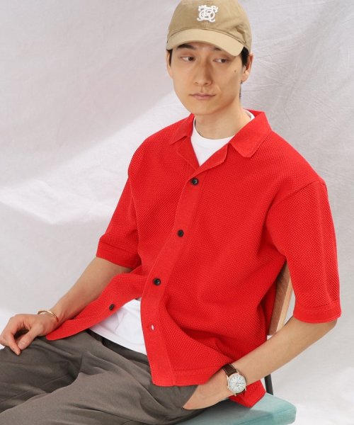 セール】【洗える】【6色展開】スポンディッシュ ニットシャツ(505338922) タケオキクチ(TAKEO KIKUCHI) MAGASEEK