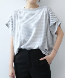 Doux Belle(ドゥーベル)/ボーダーTシャツ Tシャツ カットソー/グレー