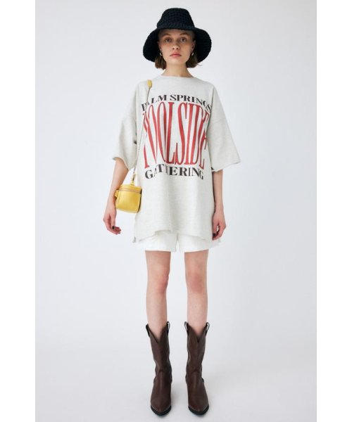 moussy(マウジー)/POOLSIDE LOOSE Tシャツ/T.GRY
