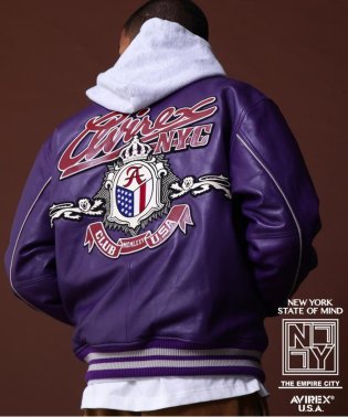 AVIREX/《COLLECTION》VARSITY JACKET CROWN LOGO / バーシティジャケット/505339496