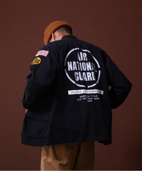 AVIREX(AVIREX)/《COLLECTION》AIR NATIONAL GUARD JUNGLE FATIGUE JACK/ブラック