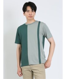 m.f.editorial/接触冷感 切替クルーネック 半袖 メンズ Tシャツ カットソー カジュアル インナー ビジネス ギフト プレゼント/505340195