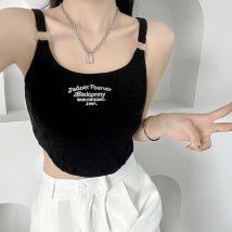 miniministore/カップ付き タンクトップ ショート丈韓国/505340371