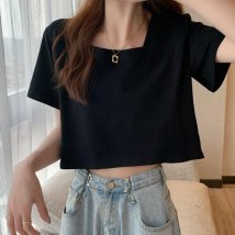 miniministore/ショート丈Tシャツ レディース 半袖韓国/505340374