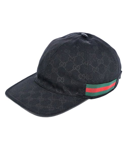 GUCCI(グッチ)/グッチ GUCCI キャップ 200035 KQWBG オリジナルGGキャンバス CAP 帽子 ベースボールキャップ メンズ レディース ユニセックス ブランド/ブラック