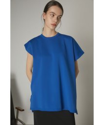 RIM.ARK(リムアーク)/Asymmetry knit tops/BLU