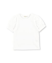 BRANSHES(ブランシェス)/【WEB限定】パフスリーブ5分袖Tシャツ/オフホワイト