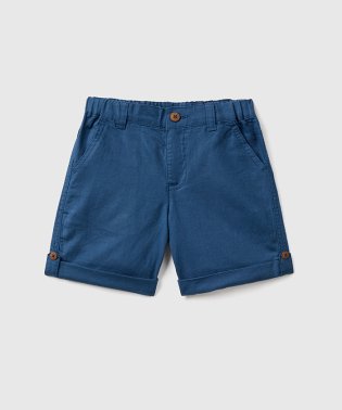 BENETTON (UNITED COLORS OF BENETTON BOYS)/キッズリネンロールアップショートパンツB/505320193