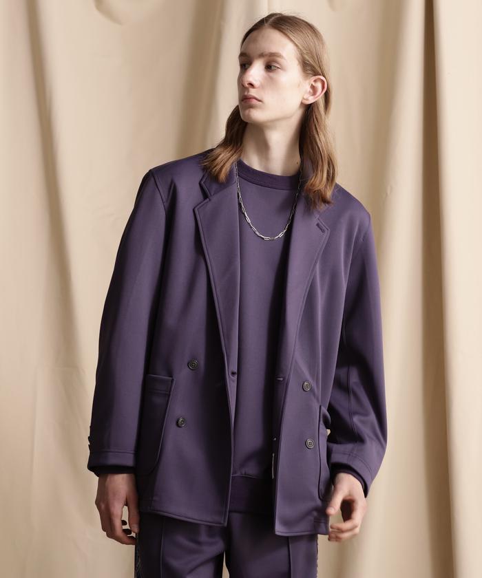 DOUBLE BREAST JERSEY JACKET/ダブルブレスト ジャージジャケット