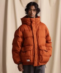 Schott(ショット)/TOP TIRE HOODED DOWN JACKET/トップティア フードダウンジャケット/オレンジ