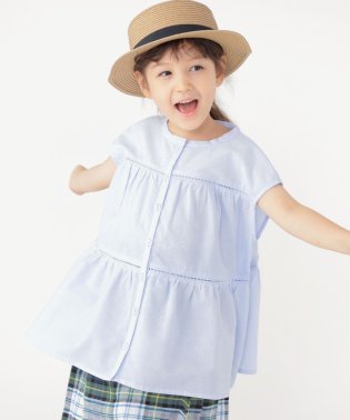 SHIPS KIDS/SHIPS KIDS:100～130cm / ウェーブ ストライプ チュニック/505342225