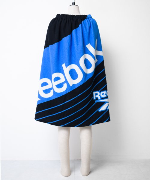 Reebok(リーボック)/Reebokカラー切り替え80cm丈マイクロ巻きタオル/ブラック