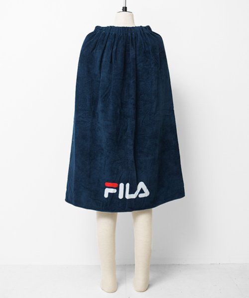 FILA(フィラ)/FILAシンプルロゴ80cm丈巻きタオル/ネイビー