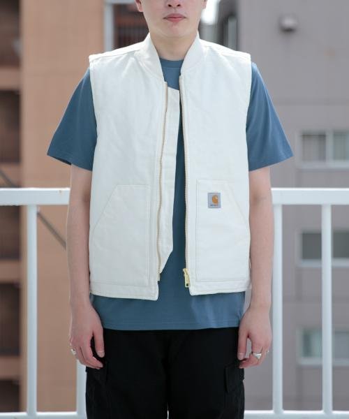 SENSE OF PLACE by URBAN RESEARCH(センスオブプレイス バイ アーバンリサーチ)/carhartt　CLASSIC VEST/WAX