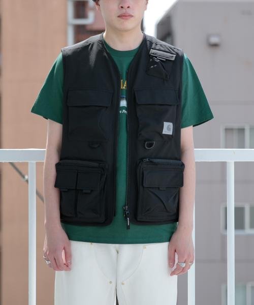 SENSE OF PLACE by URBAN RESEARCH(センスオブプレイス バイ アーバンリサーチ)/carhartt　ELMWOOD VEST/BLACK