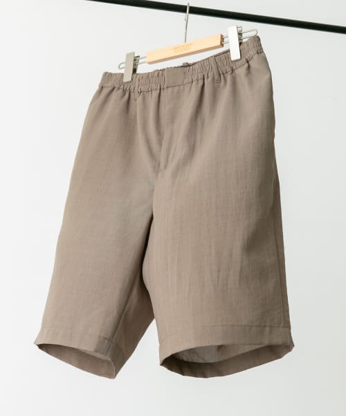 URBAN RESEARCH DOORS(アーバンリサーチドアーズ)/『セットアップ対応』『UR TECH DRYLUXE』イージーケア ショーツ/TAUPE