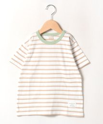petit main(プティマイン)/【プティプラ】BOYS半袖Tシャツ/薄ベージュ