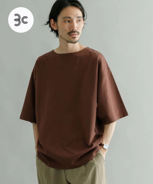 URBAN RESEARCH(アーバンリサーチ)/『Sサイズあり』USAコットン バスクTシャツ/BROWN