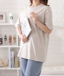 Lace Ladies/ミニマル半袖カラーTシャツ/505328424