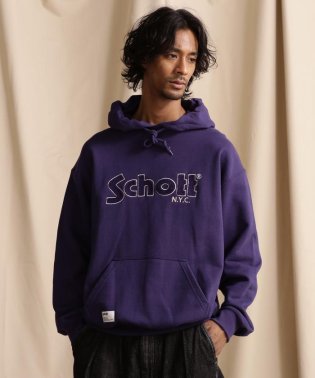 Schott/HOODED SWEAT SHENEEL LOGO /シニールロゴ パーカー/505342976