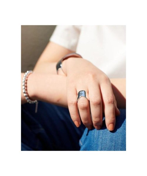 RoyalFlash(ロイヤルフラッシュ)/Nothing and Others/Thickness asymmetry wave Ring/シルバー
