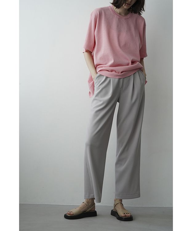 セール】 クラネ(CLANE) |RIB STRIPE TUCK PANTS(505343610) - MAGASEEK