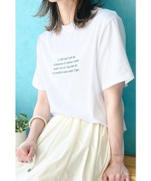 reca(レカ)/アソートロゴプリントTシャツ(R23148－k)/ホワイト系2