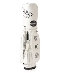 adabat(アダバット)/◆エンブレムロゴデザイン ゴルフバッグ 口径9.0型/47インチ対応/ホワイト（001）