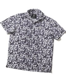 Men's Bigi(メンズビギ)/【ZOY別注】カノコカモフラージュ柄ポロシャツ/グレー系