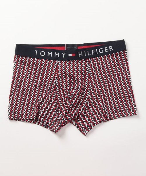 TOMMY HILFIGER(トミーヒルフィガー)/ロゴバンドプリントトランクス/レッド